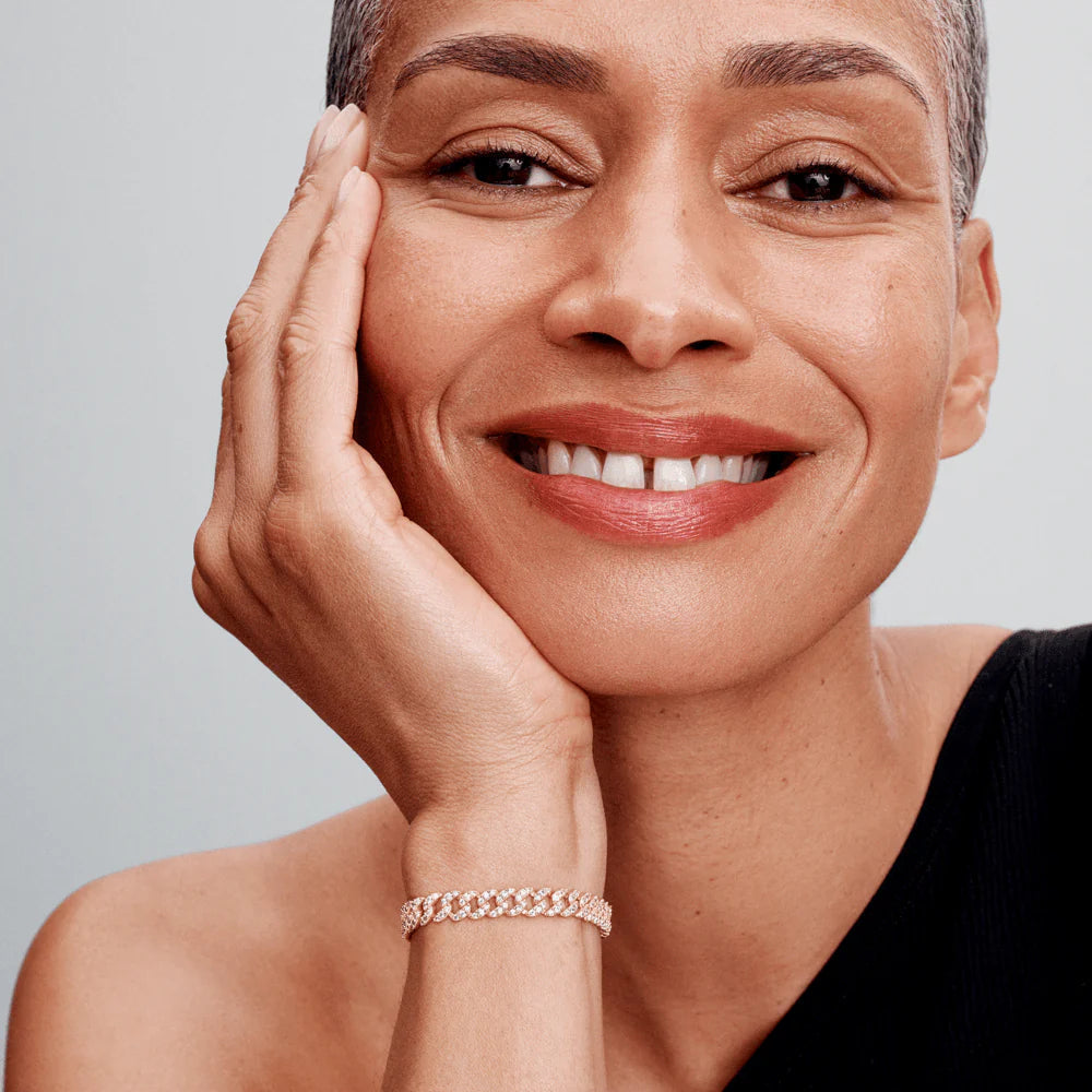 Cubaanse armband met moissanite