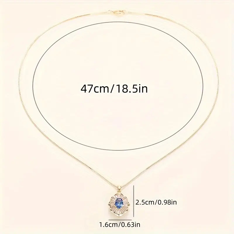 Kavella Noctazure gouden ketting