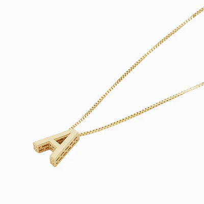 Liefdesletter initialen ketting
