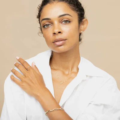 Liefdesletter initialen ketting