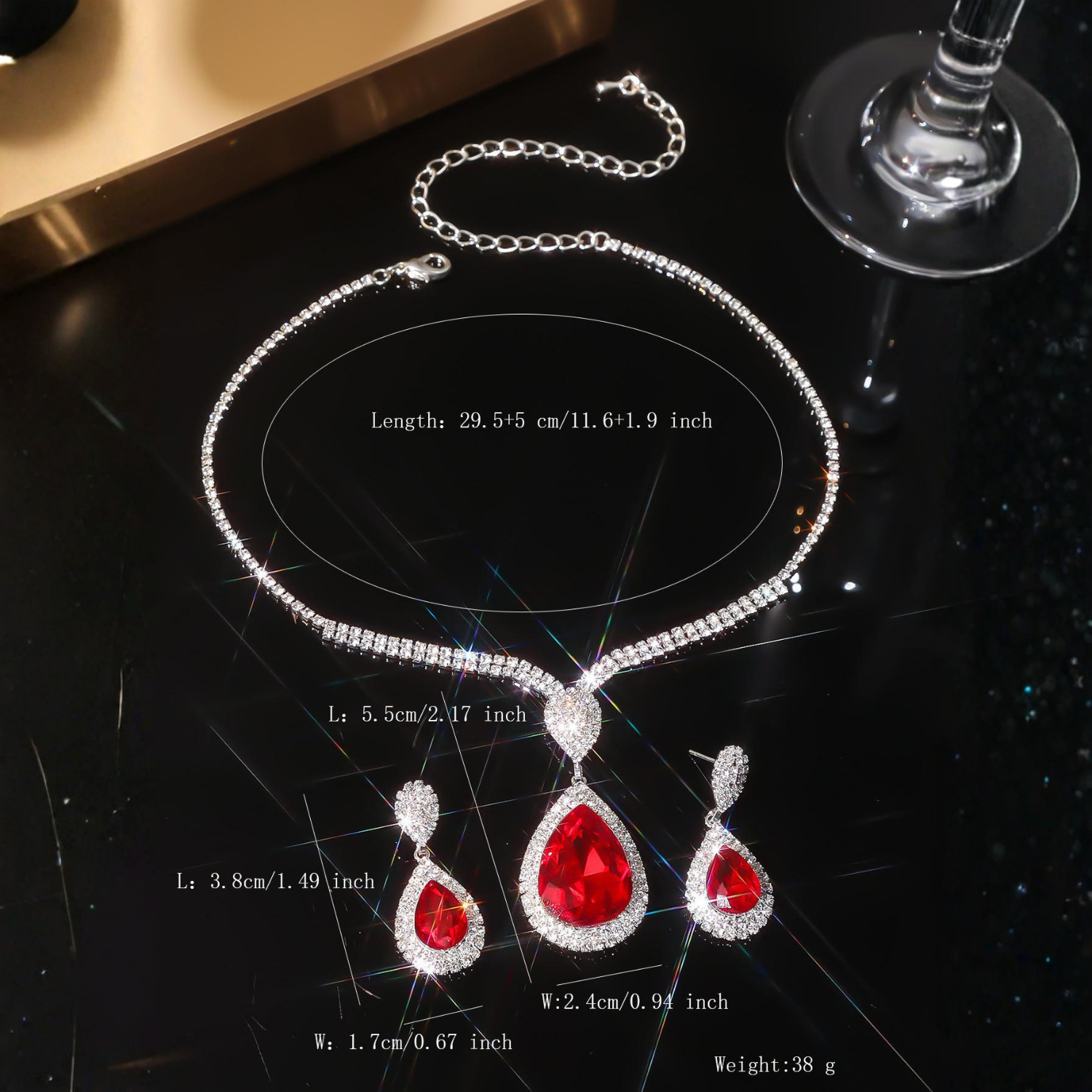 Thalira Bloodwynne sieradenset