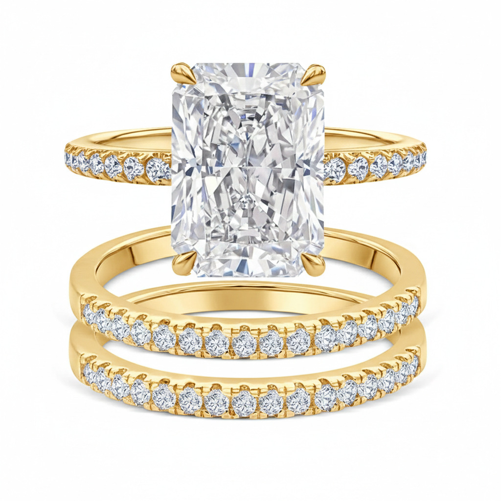 Jaily 3-delige trouwringenset