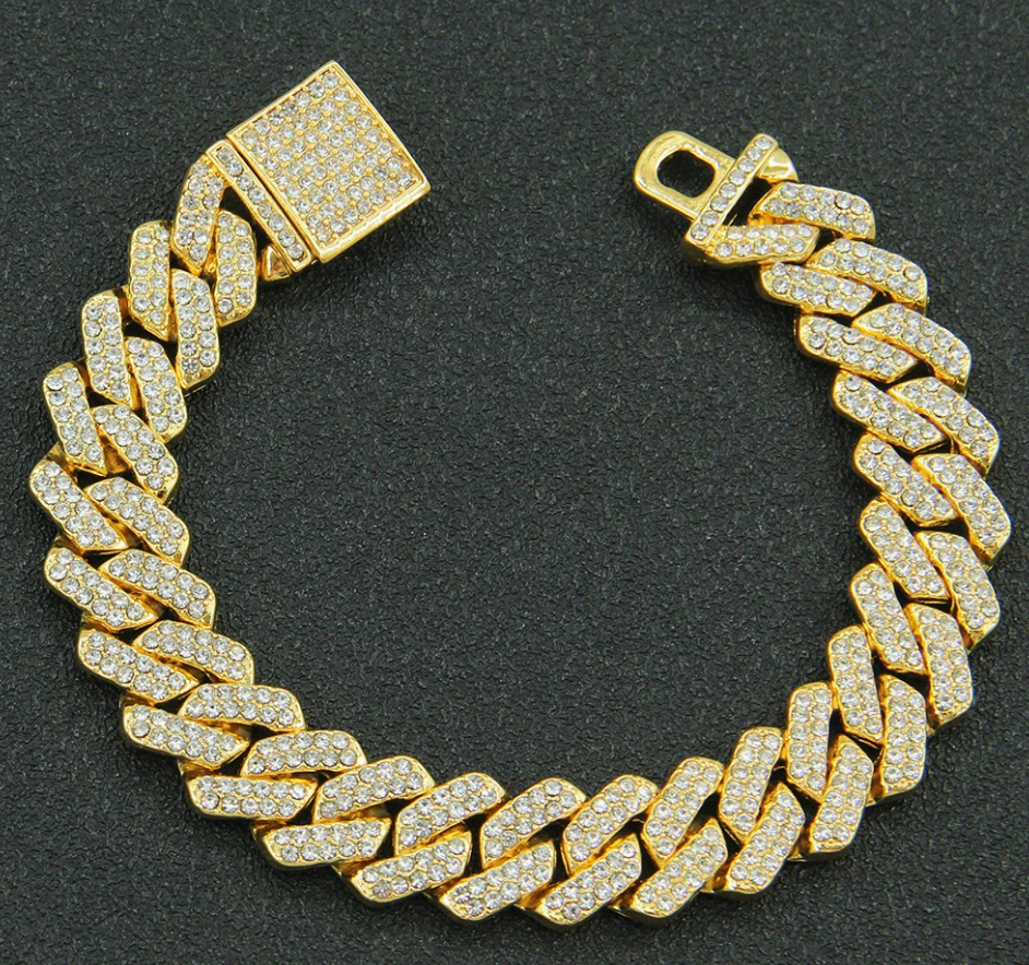 Elina Cubaanse armband | Goud