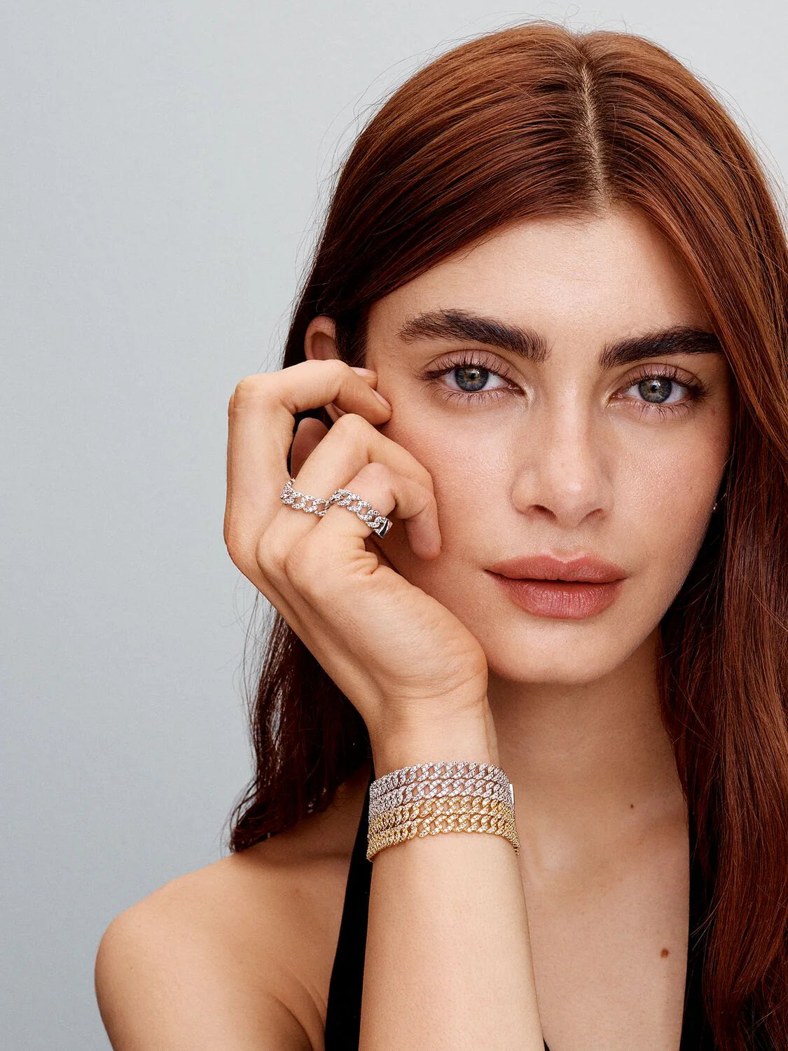 Cubaanse armband met moissanite