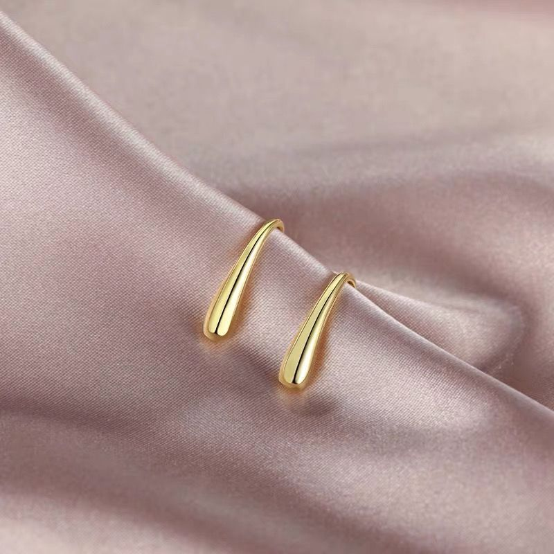 Antieke hangende oorbellen in goud en zilver | Witgoud