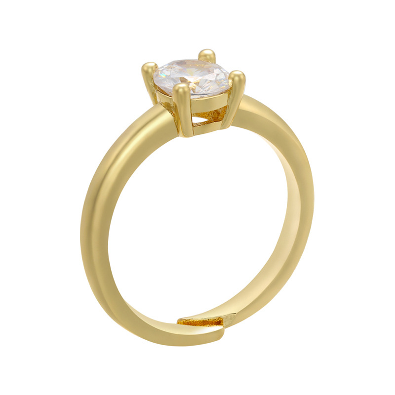 Gouden diamanten ring