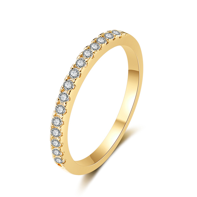 Moissanite trouwring